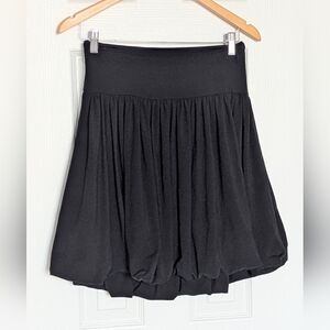 Streetwear Society Women's (Small) Black Skater/Pleated/Bubble Skirt